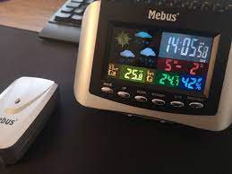 Fast sommerliche temperaturen und schnee mitten im frühjahr? Mebus Funkgesteuerte Wetterstation S3332bs Ref Web