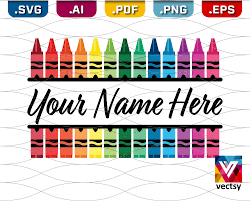Download Crayon Monogram Svg Coloring Crayons Teacher Clipart Etsy Crayon Monogram Teacher Clipart Crayon
