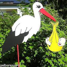 Storch vorlage zum ausdrucken holz / klapperstorch ist eine plattform für mütter und welche, die es noch werden wollen. Taufe Holz Storch 110 Cm Klapperstorch Geburt Mit Baby Rosa Bruchsicher Baby