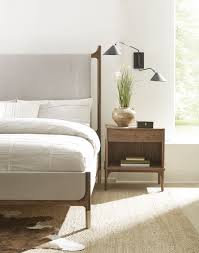 Living room, bedroom, dining room, patio Walnut Grove Upholstered Bed Walnut Bedroom Furniture Modern Upholstered Beds Stickley Furniture