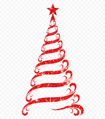 Hd Beautiful Red Ribbon Line Glitter Christmas Tree Png Glitter Christmas Red Ribbon Christmas Tree