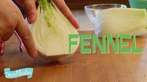 Cut the bulb in half. How To Cut A Fennel Bulb Youtube