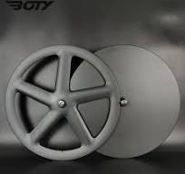 700C carbon wheels front 5-spoke rear disc wheel Track/Road bike UD matte wheelset clincher/tubular fixed gear carbon wheelset - AliExpress 18