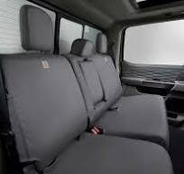Covercraft Carhartt Rear Row Seat Covers w/ Armrest 60/40 in Gravel