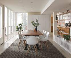 Star your online interior design project and work 1:1 with an expert designer to see design ideas in your exact in this layout, the living room and dining area are delineated into distinctive zones that are separated by the sofa back and a console table. The Glass House Modern Living Dining Room Design Modern Esszimmer Seattle Von Interiors By Popov Houzz