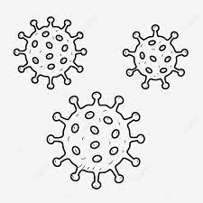 Fragola in bianco e nero. Progettazione Dell Illustrazione Di Vettore Del Virus Di Corona In Bianco E Nero Virus Corona Nero Png E Vector Per Il Download Gratuito