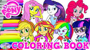 Fluttershy equestria girlfluttershy is a tambourine player for the band rainbooms on my little pony equestria girls. My Little Pony Coloring Book Equestria Girls Compilation Episode Surprise Egg And Toy Collector Setc Youtube