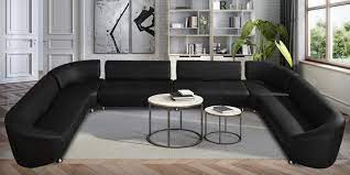 Come with many different stylish brand, such as cheap l shaped couch, grey l shaped couch, ikea l shaped couch, l shaped. Gwendolyn Luxurious C Shape Sofa In Black Lethearette Dreamzz Furniture Online Furniture Shop