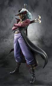 portrait of pirates one piece series neo dx hawk eyes juraquille mihawk ver 2 1 8 scale one piece series action figure one piece one piece pop