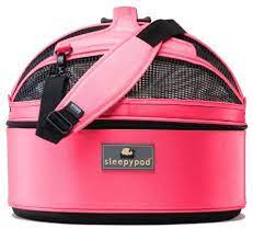 It organizes pet and human travel essentials in a go anywhere bag. Amazon Com Sleepypod Medium Mobile Pet Bed Blossom Pink Pet Supplies