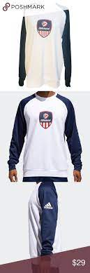 Adidas Usa Volleyball Sweatshirt White New Volleyball Sweatshirts Sweatshirts Crew Neck Sweatshirt
