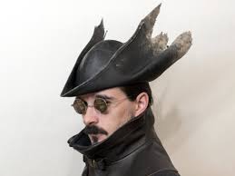 Bloodborne Leather Hunter Hat m.3 hecho a mano