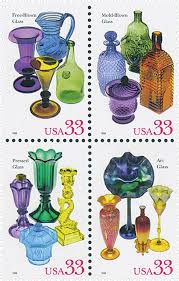 How to get rid of mold under flooring. 1999 33c American Glass Block Of 4 Stamps For Sale At Mystic Stamp Company
