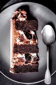 Layer Cake Au Chocolat Insert Au Chocolat Et Ganache Montee Vanille Recette Cake Chocolat Layer Cake Layer Cake Au Chocolat
