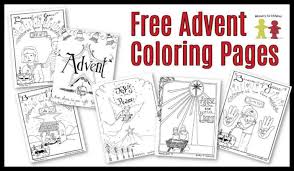 Baby jesus is waiting… nativity coloring pages Free Advent Coloring Pages For Kids Christmas Printables