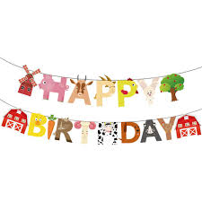 Cow farm theme 1st birthday party decorations, one high chair balloon, happy birthday banner, cow foil balloon set for farm animal first birthday. Buy 67pcs Farm Birthday Party Decorations For Kids Barnyard Farm Animal Theme Party Supplies Farm Animal Birthday Banner Balloons Cupcake Toppers Wrappers Farm Animals Hanging Swirl Farmtheme Birthday Decor For Boys Girls