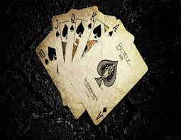 Royal Flush Spades Poker Mouse Pad Image Fabric Top Rubber Backed Ebay Cards Card Drawing Playing Cards
