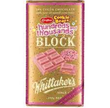 Griffin's and whittaker's are both new zealand producers whittaker's combined last year with another kiwi icon, l&p, to create a chocolate based on the popular lemon beverage. Omg Whittakers New Chocolate Flavour Hundreds And Thousands Coklat