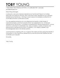 We did not find results for: General Maintenance Technician Cover Letter Examples Mpr