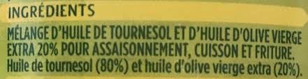 Lesieur Duo Melange D Huile De Tournesol Et D Huile D Olive