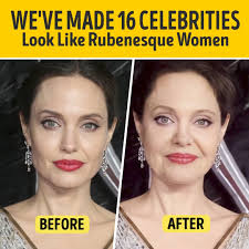 We've made 16 celebrities look like Rubenesque women