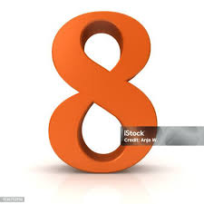8 Number Eight Eighth Red 3d Sign Icon Isolated Stock Photo - Download  Image Now - Cut Out, Germany, Icon Symbol - iStock