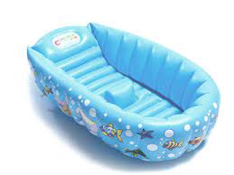 My biggest fear when we started bathing our daughter was that she'd slip under the water, and if i had to guess, i'd guess i'm probably not alone in that. Sunshine Soft Inflatable Baby Bath Cushion Pool Eco Friendly Toys