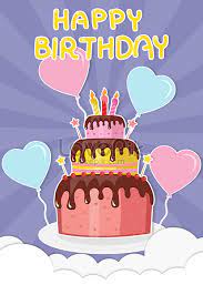 Kek pororo the little penguin. Paper Cut Style Small Fresh Birthday Cake Illustration Illustration Image Picture Free Download 630021450 Lovepik Com