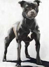 Staffordshire Bull Terrier Dog Painting Dog Art Dog Print Etsy Dog Art Dog Print Art Dog Artwork