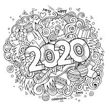 Our coloring categories include serious science: 22 Free New Year 2020 Coloring Pages Printable