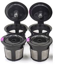 Fits in my keurig k latte machine and saves on using k pods all the time. Keurig Refillable Reusable K Cup Coffee Filter Pods 4 Count For Keurig Brewers Walmart Com Walmart Com
