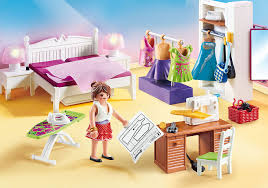 Chambre Avec Espace Couture 70208 Playmobil France En 2020 Cuisinette Enfant Chambre Decoration