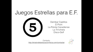See full list on elvalordelaeducacionfisica.com 5 Juegos Para Educacion Fisica Juegos Estrellas