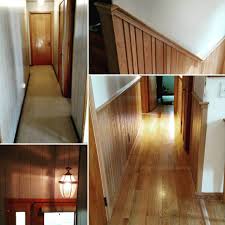 Check out our lowest priced option within wood chair rail, the 1/4 in. Moore S Custom Building Before And After Of Faux Wood Paneling To A Gorgeous Natural Oak Chair Rail And Floor And Clean Fresh Drywall Facebook