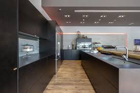New kitchen cabinets can give an old kitchen a modern look. Blum Showroom Blum