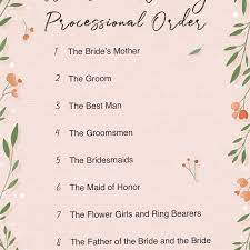 The Ultimate Guide To Wedding Processional Order