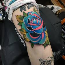 Rose Knee Tattoo Knee Tattoo Traditional Rose Tattoos Tattoos