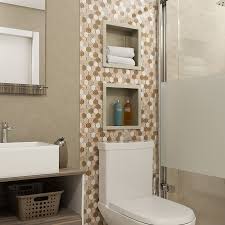 Nicho Para Banheiro Bianco Polido 30x30x10cm Artens Leroy Merlin Banheiro Pequeno Simples Banheiros Modernos Decoracao De Banheiro Simples