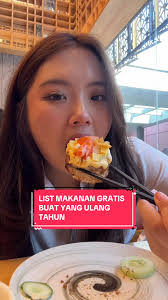 Promo Ulang Tahun Makan Gratis
