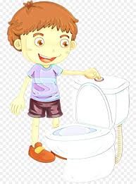 Cartoon O Treinamento Potty Crianca Png Transparente Gratis