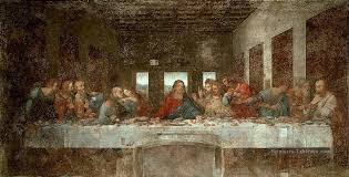 Léonard de vinci (leonardo di ser piero da vinci, dit leonardo da vinci), né à vinci le 15 avril 1452 et mort à amboise le 2 mai 1519, est un peintre florentin et un homme d'esprit universel, à la fois artiste, scientifique, ingénieur, inventeur, anatomiste, peintre, sculpteur, architecte, urbaniste, botaniste. La Cene Pre Leonard De Vinci Peinture Tableau En Vente