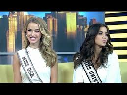La modella viene dalla colombia, è nata a. Interview Fox With Miss Universe Paulina Vega Miss Usa Olivia Jordan Youtube