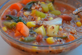 Recipes like easy salmon cakes with arugula salad and caprese stuffed portobello mushrooms are nutritious, flavorful and filling. Zero Cholesterol Recipe Of Quinoa Minestrone Soup Dr Janet Brill Heart Healthy Recipes And Fitness Plans