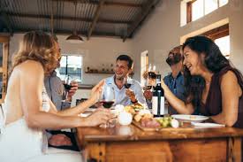 Our helpers will set the table, warm sides, serve dinner, dessert and of course, clean up! Photos Friends Enjoying Dinner 142139 Youworkforthem