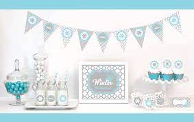 Stairs can perfectly define the theme like it is doing in the above picture. Winter Wonderland Party Decorations Starter Kit