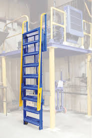 The occasional time a ladder comes in handy makes it worth keeping one around, but they can be cumbersome to store in the. 9 Step Folding Mezzanine Ladders 9 Step Steel Mezzanine Ladders Dockladdersdepot Com