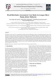 Search your building profession easily with builtory builders. Pdf Flood Risk Index Assessment Case Study In Lenggor River Basin Johor Malaysia