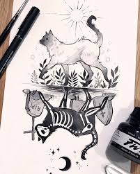 How to draw a ribcage. Feefal On Instagram Ink Art Art Drawings Skeleton Drawings