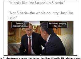 See more ideas about russia ukraine, meanwhile in russia, russian humor. Crimea River Directionality In Memes From The Russia Ukraine Conflict Semantic Scholar