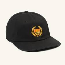 Academy 6 Panel Hat Black Panel Hat Embroidery Logo Hats